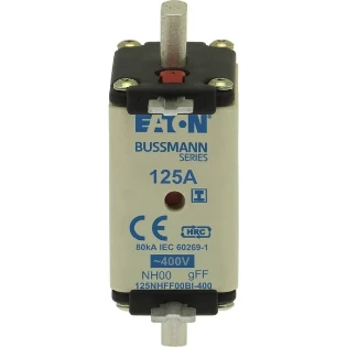 Eaton - Smeltpatroon (mes) - 125Amp 400V AC GFF 00 NH FUSE 125NHFF00BI-400 2231260