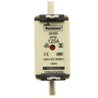 Eaton - Smeltpatroon (mes) - NH FUSE 125A 500V GL/GG SIZE 00 125NHG00BI 2231281