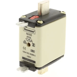 Eaton - Smeltpatroon (mes) - NH FUSE 125A 500V GL/GG SIZE 00 125NHG00BI 2231282
