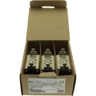 Eaton - Smeltpatroon (mes) - NH FUSE 125A 500V GL/GG SIZE 02 125NHG02BI 2231309