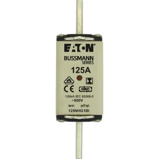 Eaton - Smeltpatroon (mes) - NH FUSE 125AMP 500V gG SIZE 1 DUAL 125NHG1BI 2231323