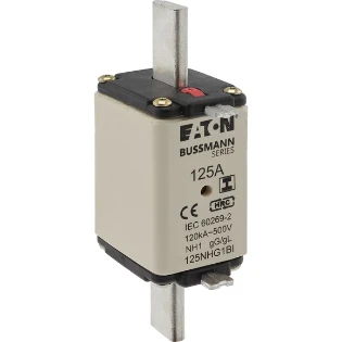 Eaton - Smeltpatroon (mes) - NH FUSE 125AMP 500V gG SIZE 1 DUAL 125NHG1BI 2231325