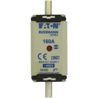 Eaton - Smeltpatroon (mes) - 160Amp 400V AC GFF 00 NH FUSE 160NHFF00BI-400 2232000