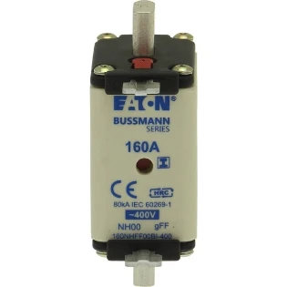 Eaton - Smeltpatroon (mes) - 160Amp 400V AC GFF 00 NH FUSE 160NHFF00BI-400 2232001