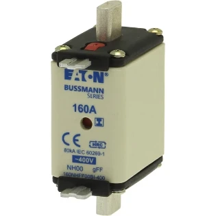 Eaton - Smeltpatroon (mes) - 160Amp 400V AC GFF 00 NH FUSE 160NHFF00BI-400 2232002