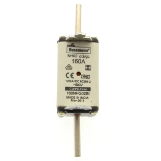 Eaton - Smeltpatroon (mes) - NH FUSE 160A 500V GL/GG SIZE 02 160NHG02BI 2232054