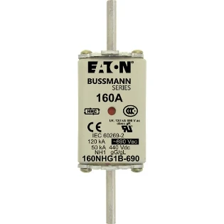 Eaton - Smeltpatroon (mes) - NH FUSE 160AMP 500V gG SIZE 1 DUAL 160NHG1B 2232064
