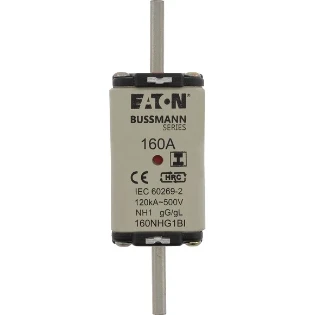 Eaton - Smeltpatroon (mes) - NH FUSE 160AMP 500V AC gG 1 DUAL IN 160NHG1BI 2232068