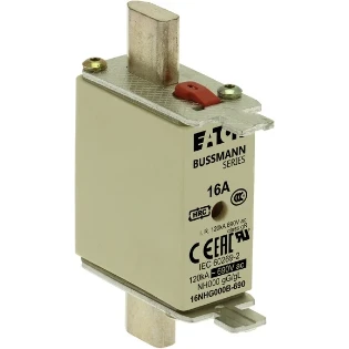 Eaton - Smeltpatroon (mes) - NH FUSE 16AMP 690V SIZE 000 GG MGL 16NHG000B-690 2232184