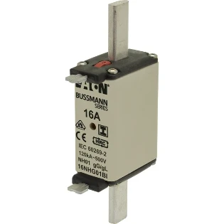 Eaton - Smeltpatroon (mes) - NH FUSE 16A 500V GL/GG SIZE 01 16NHG01BI 2232192