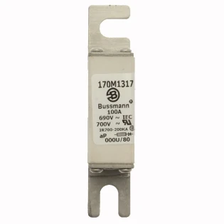 Eaton - HRC zekering - FUSE 100A 690V 000U/80 AR UC 170M1317 2232827