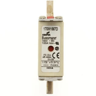 Eaton - HRC zekering - FUSE 100A 690V aR DIN 000 HSDNH 170M1567D 2232944