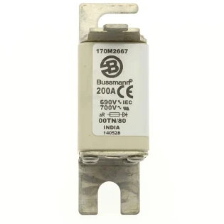 Eaton - HRC zekering - FUSE 200A 690V 00TN/80 AR UR 170M2667 2233065