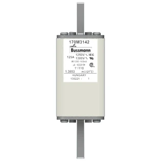 Eaton - HRC zekering - FUSE 125A 1250V 1*/110 AR CU 170M3142 2233354