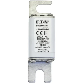 Eaton - HRC zekering - FUSE 250A 1000V 00/80 AR 170M4814 2234913