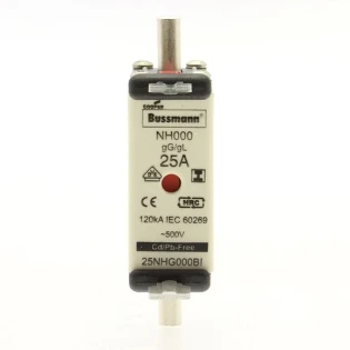 Eaton - Smeltpatroon (mes) - NH FUSE 25AMP 500V SIZE 000 GG IMGL 25NHG000BI 2238816