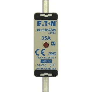 Eaton - Smeltpatroon (mes) - EATON 35Amp 400V AC GFF 000 NH FUSE 35NHFF000BI-400 2239701