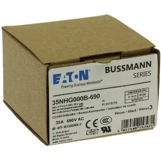 Eaton - Smeltpatroon (mes) - NH FUSE 35AMP 690V SIZE 000 GG MGL 35NHG000B-690 2239720
