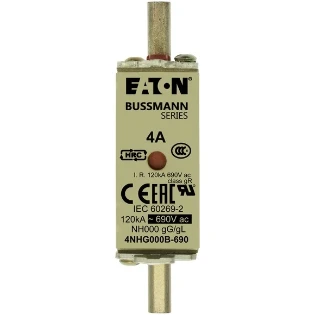 Eaton - Smeltpatroon (mes) - NH FUSE 4AMP 690V SIZE 000 GG MGL 4NHG000B-690 2240255