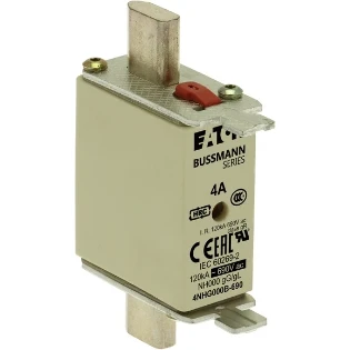 Eaton - Smeltpatroon (mes) - NH FUSE 4AMP 690V SIZE 000 GG MGL 4NHG000B-690 2240256