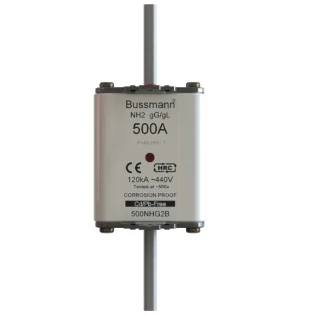Eaton - Smeltpatroon (mes) - NH FUSE 500A 500V GG/GL SIZE 2 500NHG2B 2240283