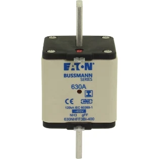 Eaton - Smeltpatroon (mes) - EATON 630Amp 400V AC GFF 3 NH FUSE 630NHFF3BI-400 2240619