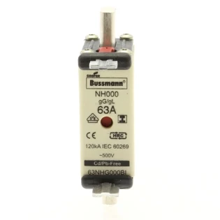Eaton - Smeltpatroon (mes) - NH FUSE 63AMP 500V SIZE 000 GG IMGL 63NHG000BI 2240731