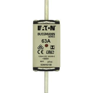 Eaton - Smeltpatroon (mes) - NH FUSE 63A 500V gG SIZE 1 63NHG1BI 2240774