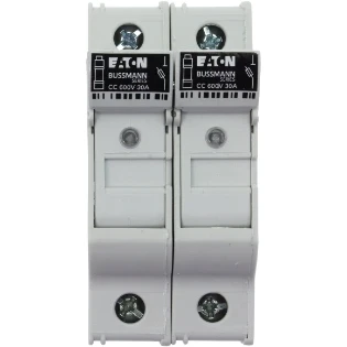 Eaton - Houder voor cilindrische zekering - 2P 10X38MFH 30A 600V Class CC-indic CHCC2DIU 2242793