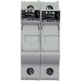 Eaton - Houder voor cilindrische zekering - 2Pole 30A 600V MFH For 10X38 Class CHCC2DU 2242799
