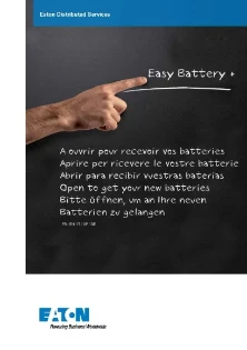 Eaton - Toebehoren/onderdelen voor UPS - Easy Battery+ WEB  product P EB016WEB 2243917