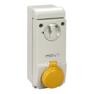 Schneider Electric - CEE-contactdoos uitschakelbaar, beveiligd (IEC 60309) - 83080 83080 2292520