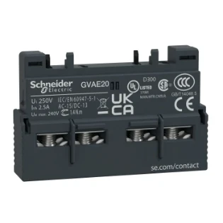 Schneider Electric - Hulpcontactblok - GVAE20 GVAE20 2301334