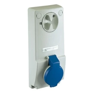 Schneider Electric - CEE-contactdoos uitschakelbaar, beveiligd (IEC 60309) - 82031 82031 2322986