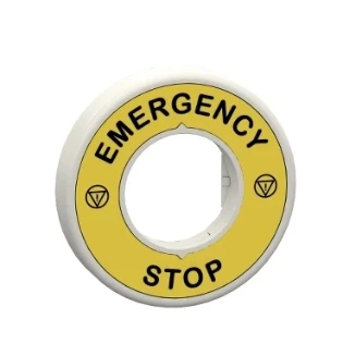 Schneider Electric - Tekstschild voor drukknop/signaallamp - ZBY9W3B330 ZBY9W3B330 2326433