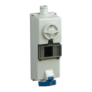 Schneider Electric - CEE-contactdoos uitschakelbaar, beveiligd (IEC 60309) - 83791 83791 2326865