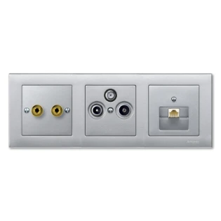 Schneider Electric - Onderdeel/centraalplaat communicatie-schakelmateriaal - MTN297560 MTN297560 2334934