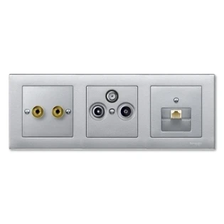 Schneider Electric - Onderdeel/centraalplaat communicatie-schakelmateriaal - MTN297560 MTN297560 2335048