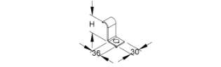 Niedax - Montagemateriaal kabeldraagsysteem - VOC   41235 29224