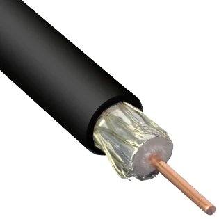 Bedea - Coaxkabel - Telass 100 zwart 14290911 3448500