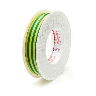 Coroplast - Zelfklevende tape - 302-19X25 GROEN/GEEL 103247 3448518