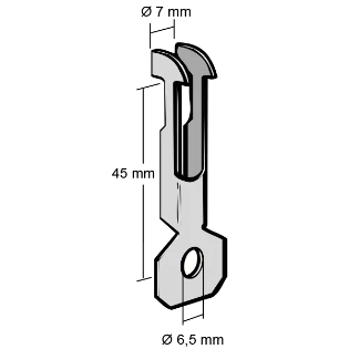JMV - Dakplaatprofielhanger - RD clip voor dakplaa 54020000 3449273