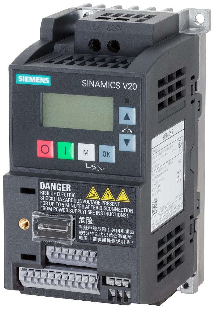 Siemens Frequentieregelaar =< 1 kV 6SL3210-5BB13-7BV1 6SL32105BB137BV1 345131