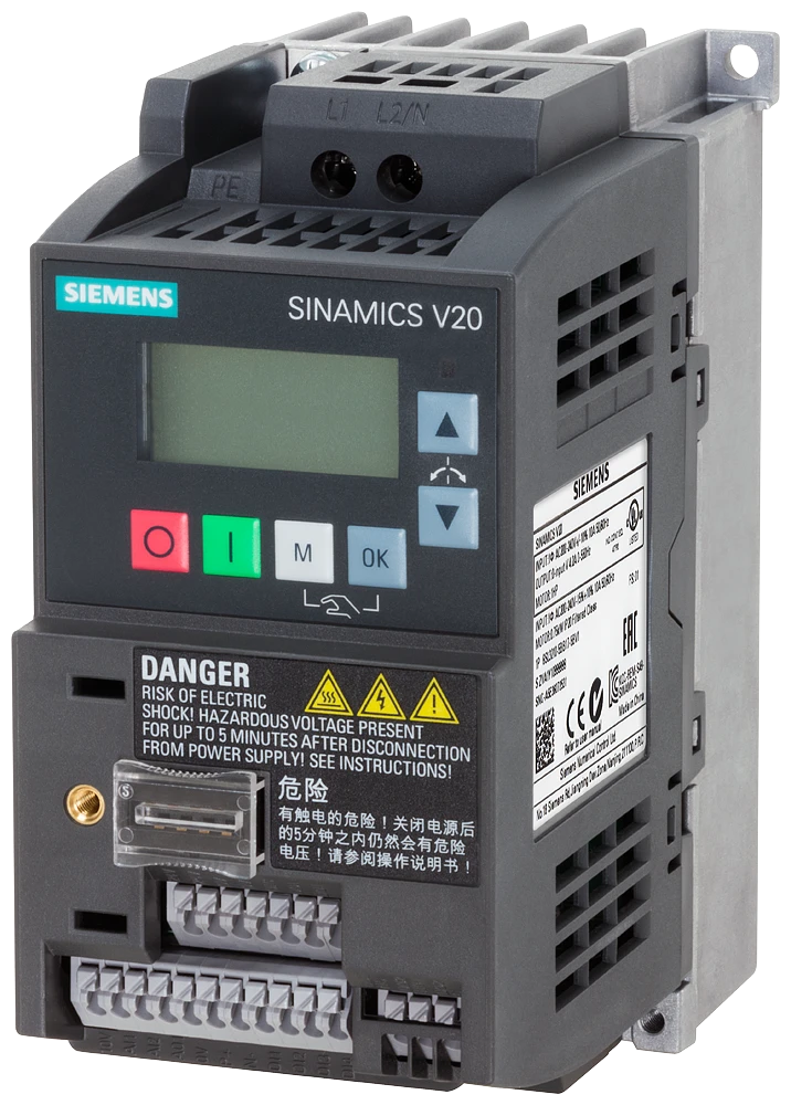 Siemens Frequentieregelaar =< 1 kV 6SL3210-5BB17-5UV1 6SL32105BB175UV1 345133