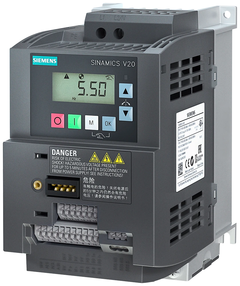 Siemens Frequentieregelaar =< 1 kV 6SL3210-5BB21-5BV1 6SL32105BB215BV1 345135