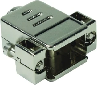 Harting - Sub-D connectorkap - D-Sub 15P metpl hood 1str-ent slo 4 09670150443 360468