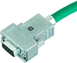 Harting - Sub-D connectorkap - Full metal hood 15P TS entry K scr 61030010016 370080