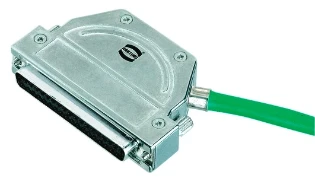 Harting - Sub-D connectorkap - InduCom 15P hood S40° w GB K scr 4- 61030010014 370093