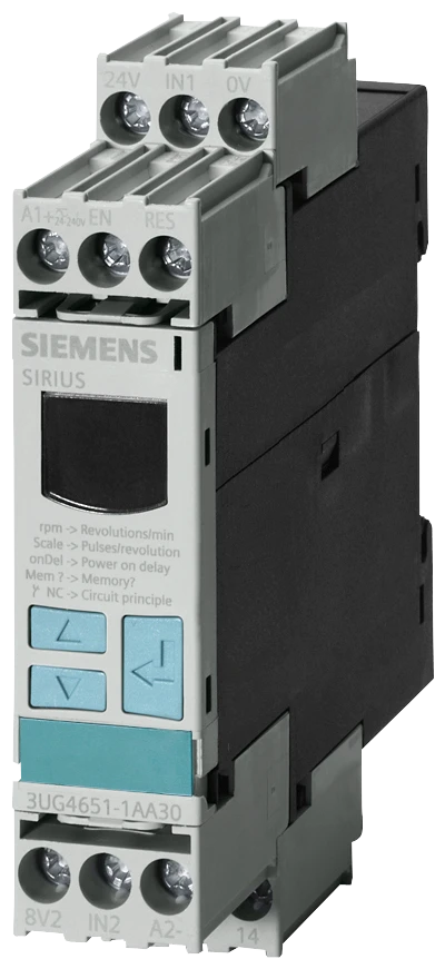 Siemens Relais voor toerental-/stilstandbewaking 3UG4651-1AA30 3UG46511AA30 402831