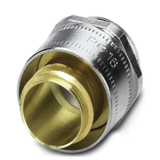 Phoenix Contact - Wartel voor metalen kabelbeschermslang - WP-GT BRASS PG16 3241026 452122